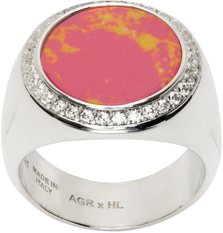 Photo: AGR Silver & Pink Hatton Labs Edition Stone Ring