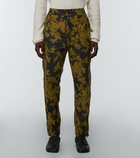 Dries Van Noten - Quilted printed cotton-blend pants