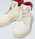 Bottega Veneta Haddock leather combat boots