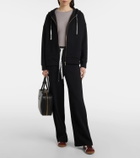 'S Max Mara Jour cotton-blend jersey hoodie