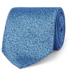 Charvet - 7.5cm Textured-Silk Tie - Blue