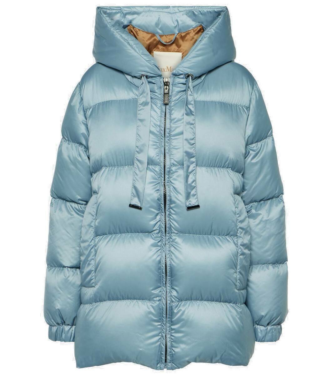 ダウンジャケット・コート MAX MARA THE CUBE | TREMAN CAPE JACKET NEW DARK WINTER BLUE NEW MAX MARA BLACK CUBE TREMAN QUILTED DOWN PUFFER CAPE