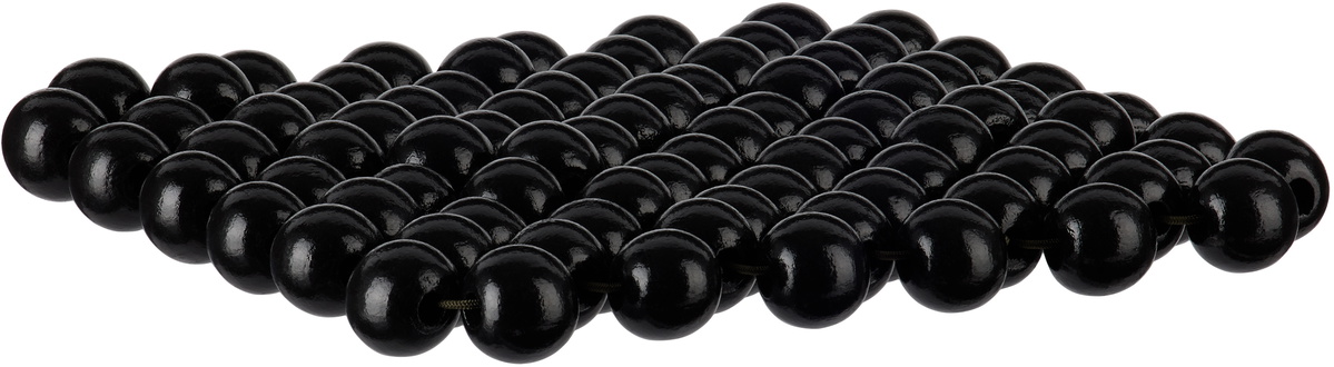 Pien Studios SSENSE Exclusive Black Glossy Beads Large Coaster