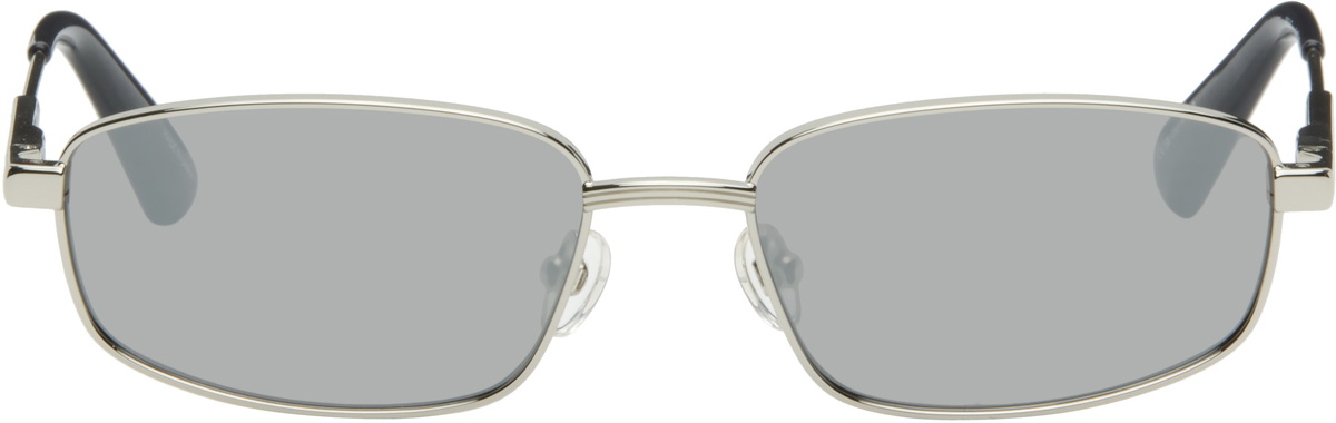 JACQUEMUS Silver 'The Sera' Sunglasses