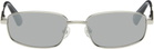 JACQUEMUS Silver 'The Sera' Sunglasses