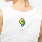 JW Anderson Women's Chest Logo Embroidery Vest in White