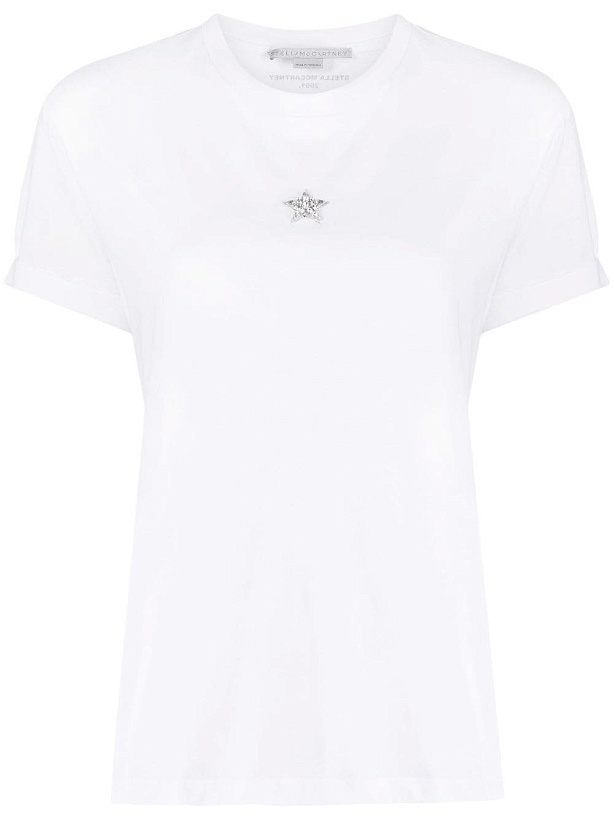 Photo: STELLA MCCARTNEY - Embroidered Mini Star Cotton T-shirt