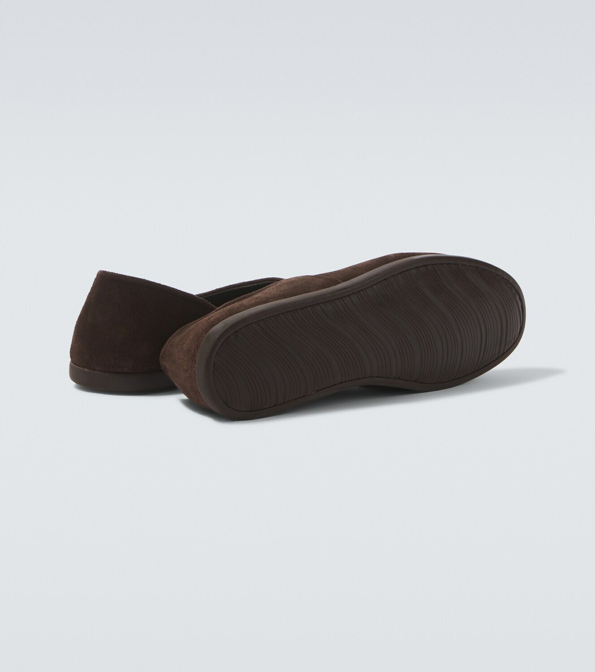 Stòffa Suede slip-on shoes