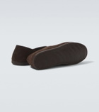 Stòffa Suede slip-on shoes