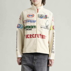 ICECREAM Men's Pit Crew Ripstop Jacket in Ecru