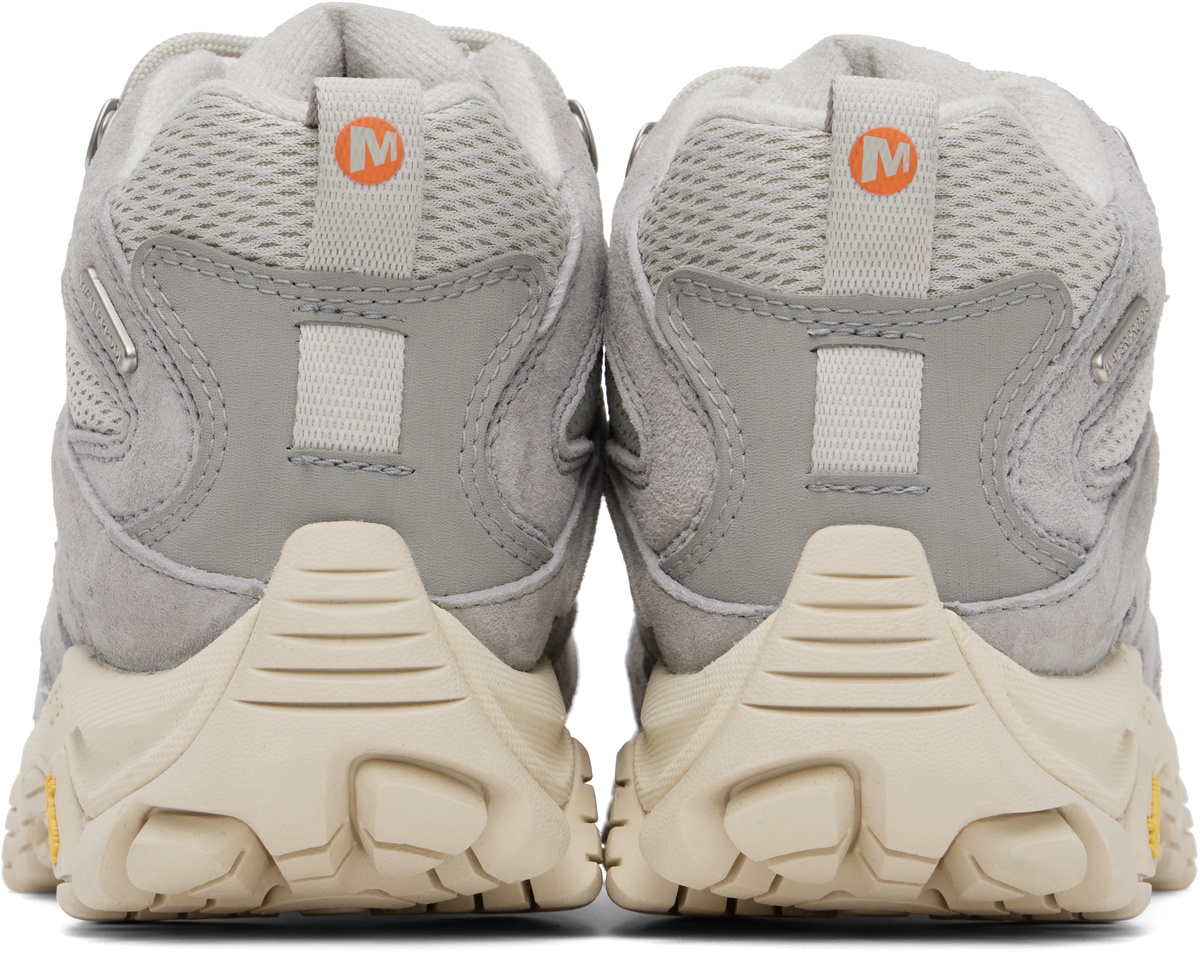 Merrell 1TRL Gray Moab 3 Mid Waterproof Sneakers