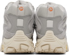 Merrell 1TRL Gray Moab 3 Mid Waterproof Sneakers