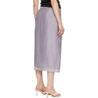 rag & bone Purple Suki Organza Midi Skirt