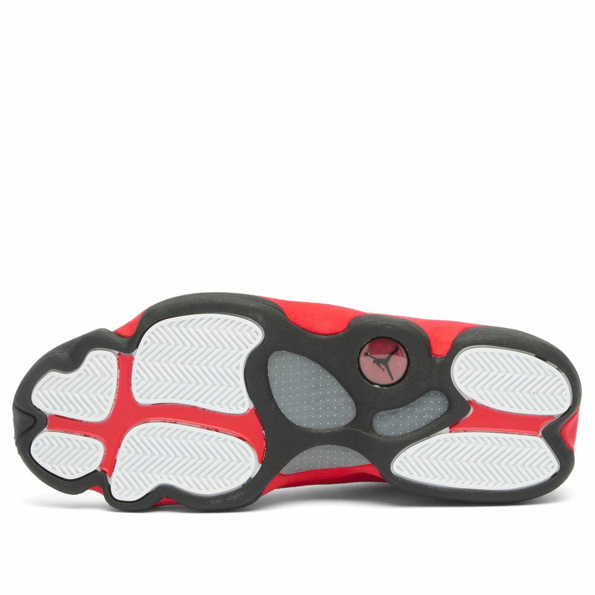 Air Jordan Men's 13 Retro Sneaker in White/Black/True Red