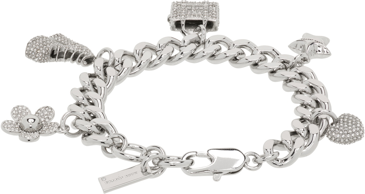 Marc Jacobs 'The Pave Mini Icon Charm' Bracelet