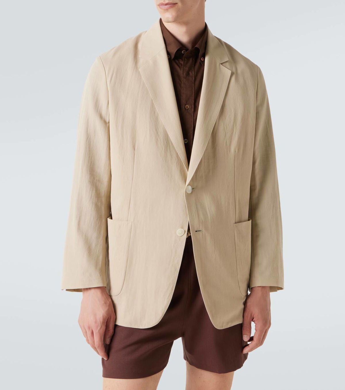 Auralee Cotton and wool gabardine blazer Auralee