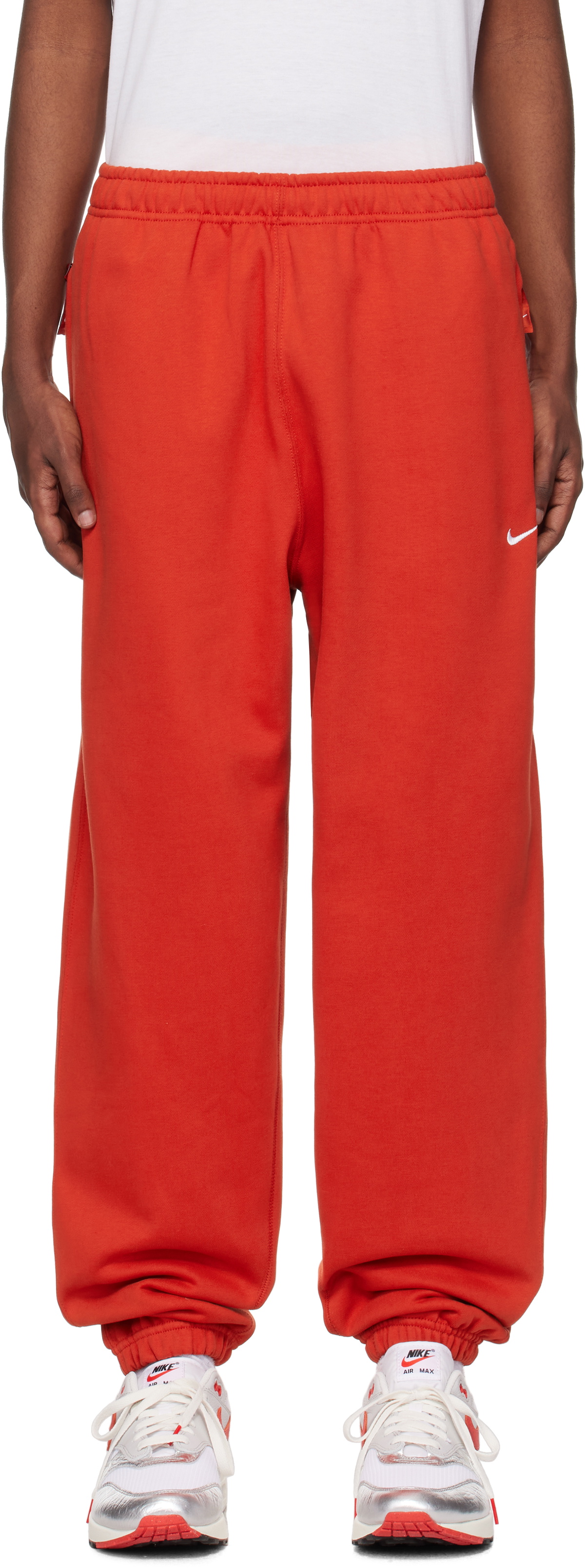 nike air red sweatpants