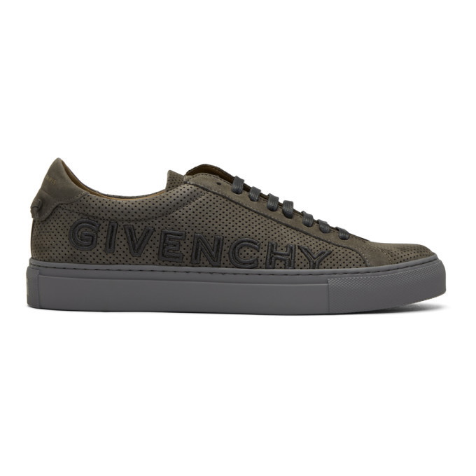Photo: Givenchy Grey Suede Urban Street Sneakers
