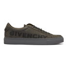 Givenchy Grey Suede Urban Street Sneakers