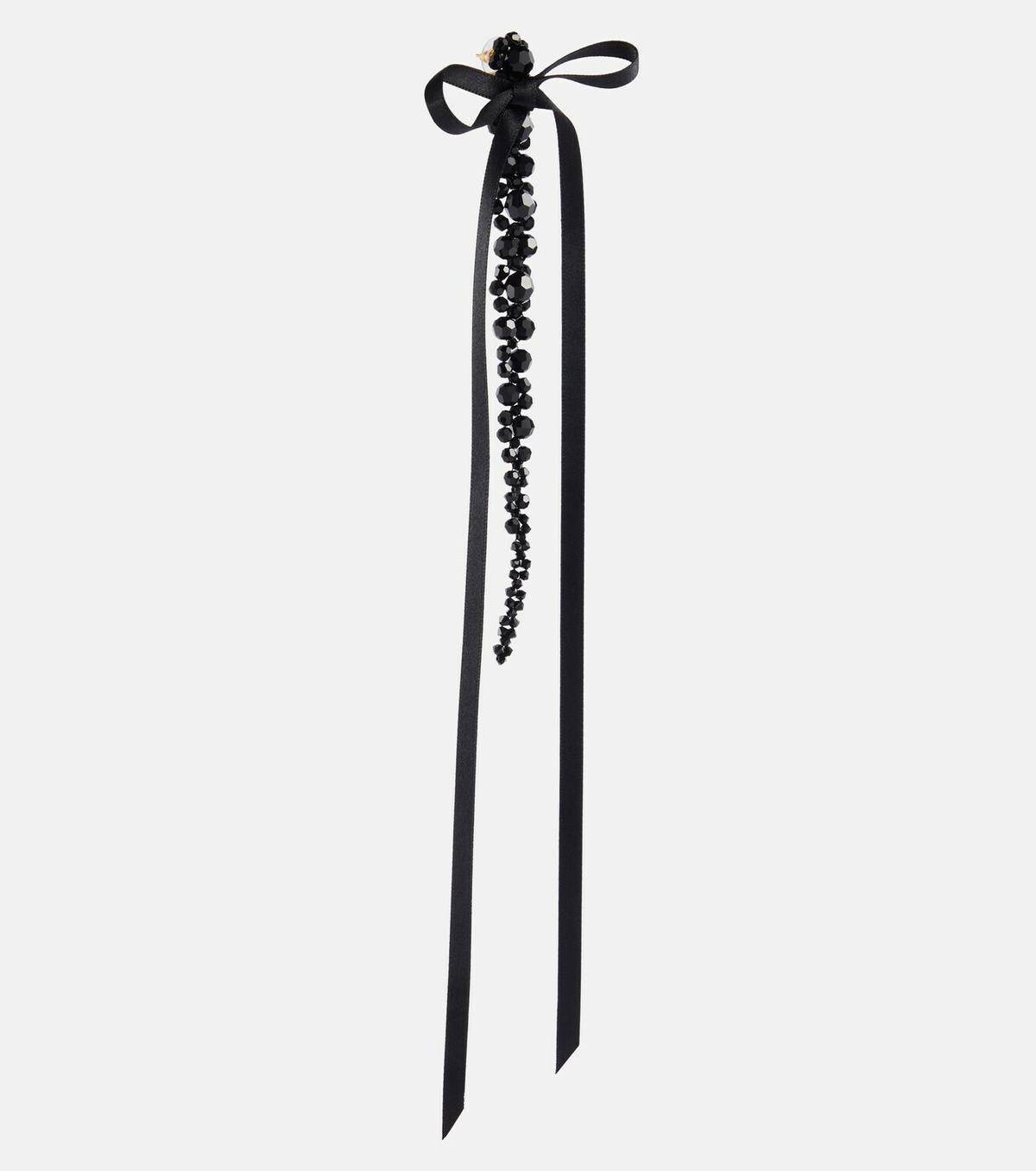 Simone Rocha Bow-embellished crystal drop earrings Simone Rocha