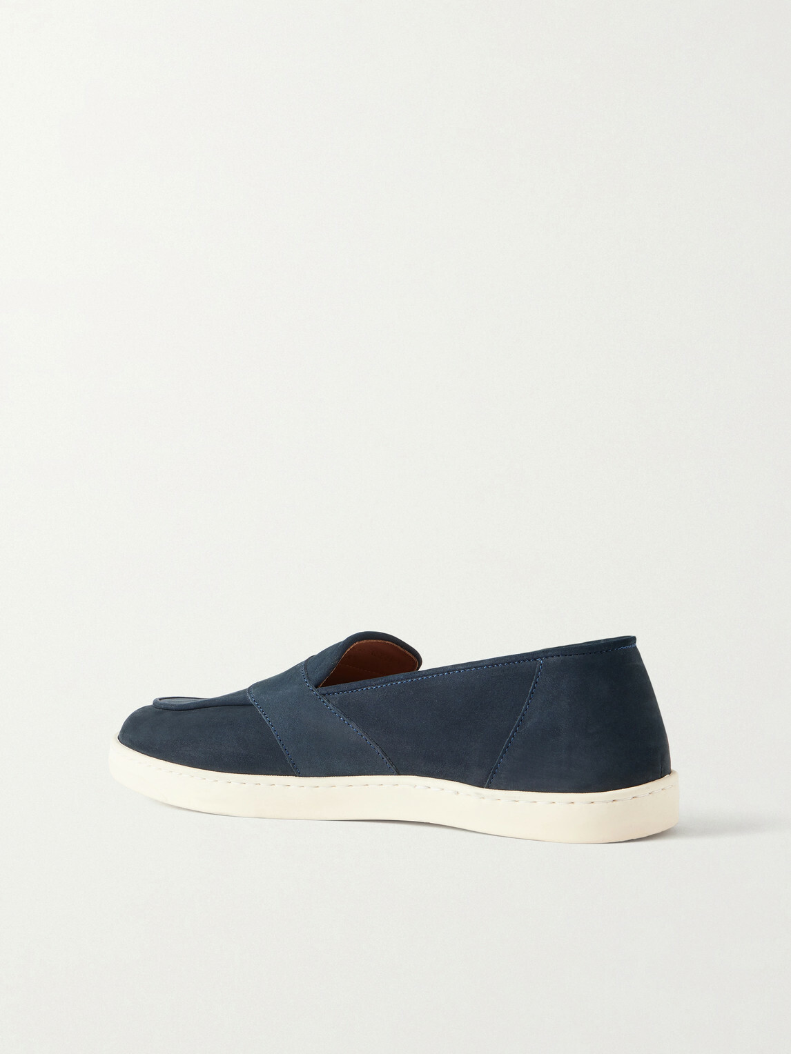 George Cleverley - Joey Nubuck Penny Loafers - Blue