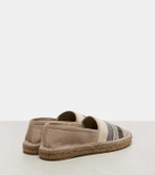 Brunello Cucinelli Sequined suede espadrilles