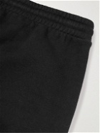 Champion - Tapered Cotton-Blend Jersey Sweatpants - Black