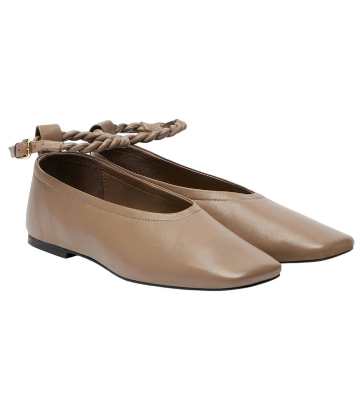 Photo: A.Emery Steele leather ballet flats