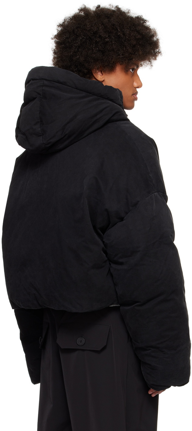 Entire Studios Black MML Hooded Puffer Down Jacket Entire Entire Studios Black MML Hooded Puffer Down Jacket Entire