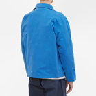 Nigel Cabourn Men's Flight Shirt Jacket in Blue