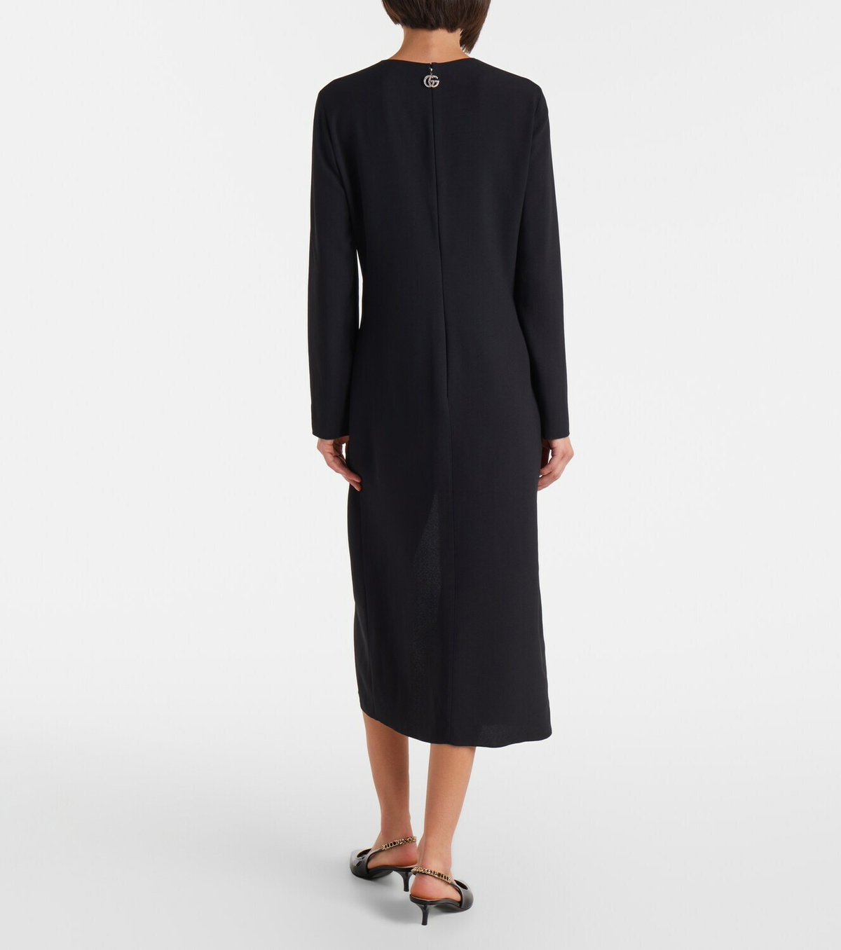 Gucci Gathered midi dress