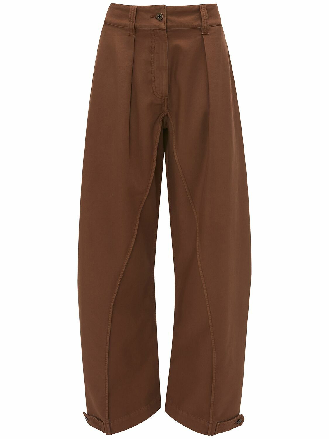 JW ANDERSON Workwear Cotton Twill Twisted Seam Pants