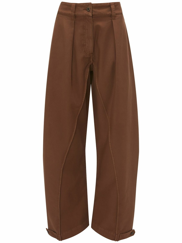 Photo: JW ANDERSON Workwear Cotton Twill Twisted Seam Pants