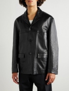 LEMAIRE - Leather Jacket - Black