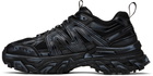 Juun.J Black Synthetic Sneakers