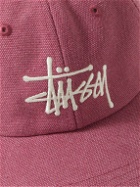 Stussy - Logo-Embroidered Cotton-Canvas Baseball Cap