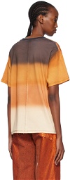 Eckhaus Latta Orange Lapped T-Shirt