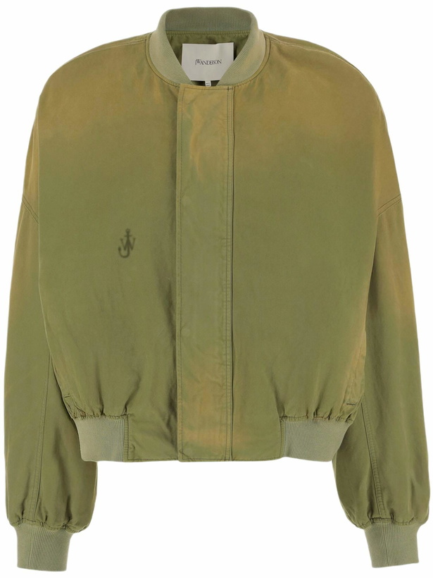 Photo: J.W. Anderson Cotton Bomber Jacket With Logo