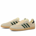 Adidas Men's Samba Og Sneaker in Cream White/Collegiate Green/Magic Beige