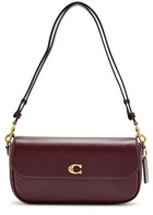Coach Brook Leather Shoulder bag - Burgundy - One Size