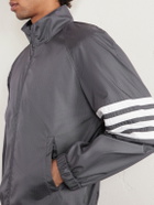 Thom Browne - Striped Ripstop Track Jacket - Gray