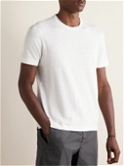 Incotex - Stretch-Linen T-Shirt - White