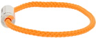 Le Gramme Orange & Silver 'Le 5 Grammes' Nato Bracelet