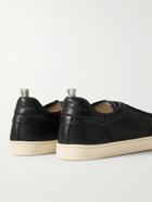 Officine Creative - Karma Panelled Leather Sneakers - Black