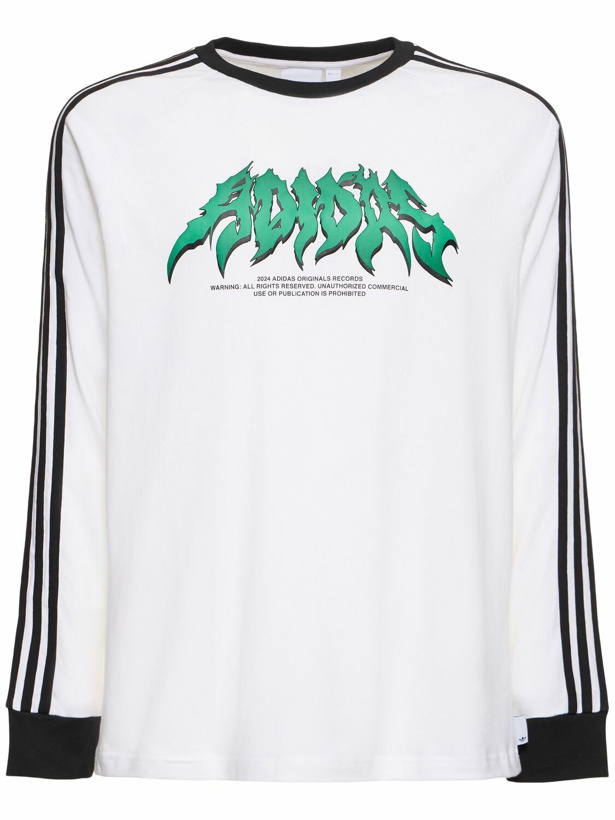 Photo: ADIDAS ORIGINALS Flames Cotton Long Sleeve T-shirt