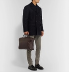 Álvaro - Arturo Leather Briefcase - Brown