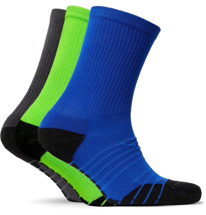 Photo: Nike Training - Three-Pack Everyday Max Cushioned Dri-FIT Socks - Multi