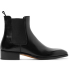 TOM FORD - Hainaut Polished-Leather Chelsea Boots - Black