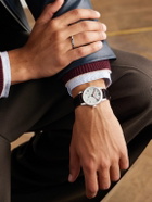 NOMOS Glashütte - Club Automatic 36mm Stainless Steel and Leather Watch, Ref. No. 703.1