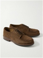 Grenson - Mac Suede Derby Shoes - Brown